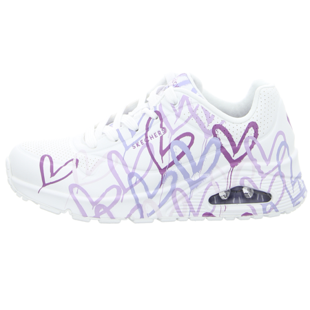 Sneaker - Skechers - UNO Spread the Love - white/multi purple