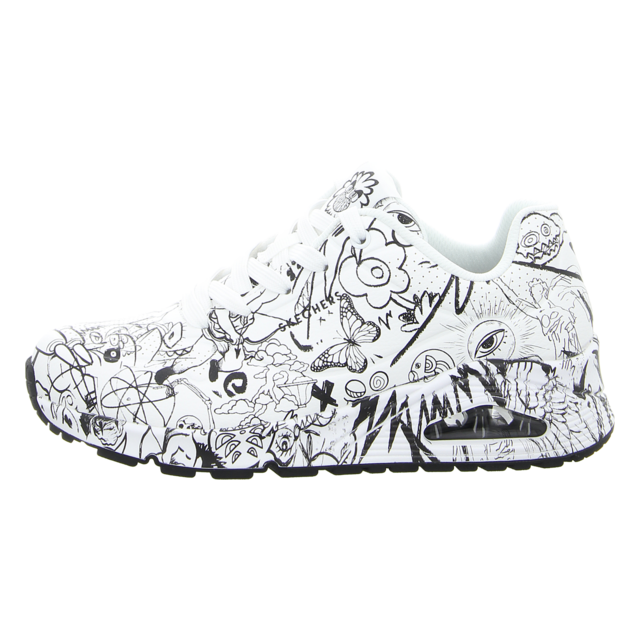Skechers - 177972 WBK - Uno Process Sketch - white/black - Sneaker