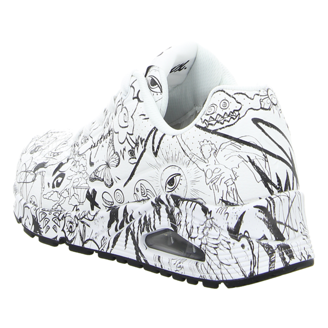 Skechers - 177972 WBK - Uno Process Sketch - white/black - Sneaker