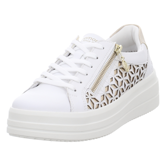 Remonte - D1C11-80 - D1C11-80 - weiss kombi - Schn�rschuhe