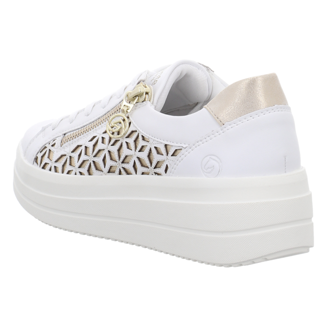 Remonte - D1C11-80 - D1C11-80 - weiss kombi - Schn�rschuhe