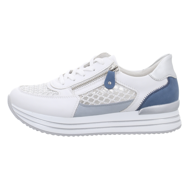 Remonte - D1329-81 - D1329-81 - weiss/weiss-silber/bleu/bleu - Sneaker