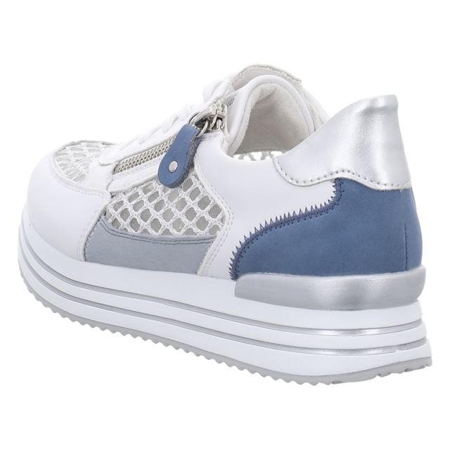 Remonte - D1329-81 - D1329-81 - weiss/weiss-silber/bleu/bleu - Sneaker