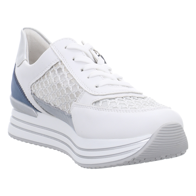 Remonte - D1329-81 - D1329-81 - weiss/weiss-silber/bleu/bleu - Sneaker