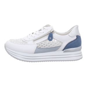 Sneaker - Remonte - weiss/weiss-silber/bleu/bleu