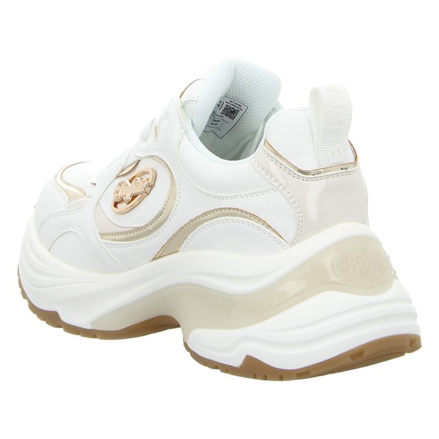 Buffalo - 1636710 - Senta One - white/cream/gold - Schn�rschuhe