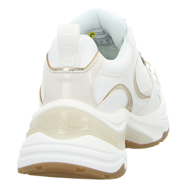 Buffalo - 1636710 - Senta One - white/cream/gold - Schn�rschuhe