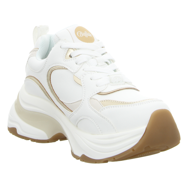Buffalo - 1636710 - Senta One - white/cream/gold - Schn�rschuhe