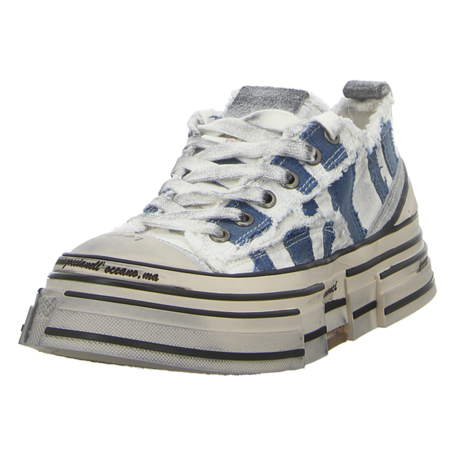 Rebecca White - V02L-4A.V4 - V02L-4A.V4 - white+blue stripe - Sneaker