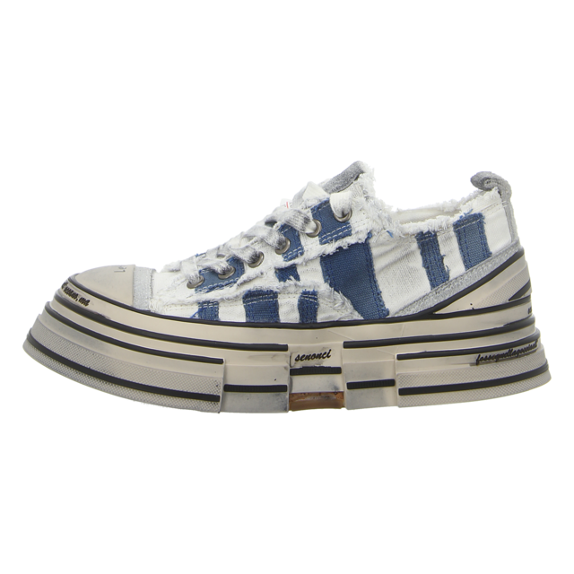 Rebecca White - V02L-4A.V4 - V02L-4A.V4 - white+blue stripe - Sneaker