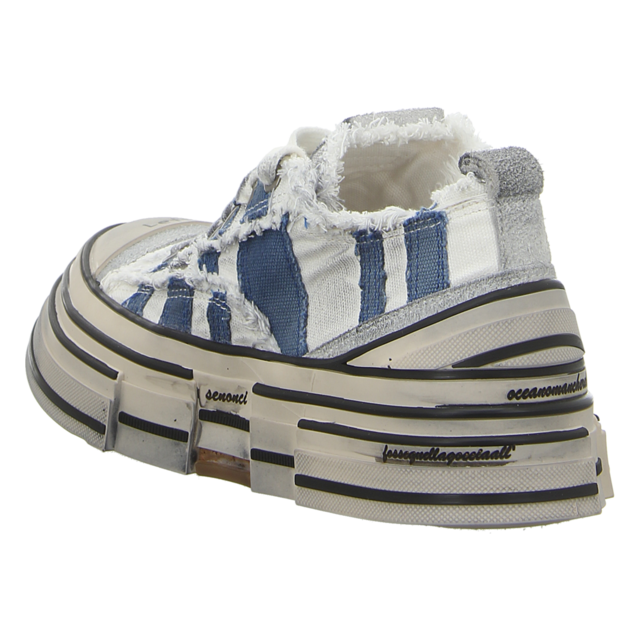 Rebecca White - V02L-4A.V4 - V02L-4A.V4 - white+blue stripe - Sneaker