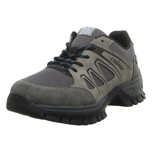 Rieker - M9801-45 - M9801-45 - grau-kombi - Schnrschuhe