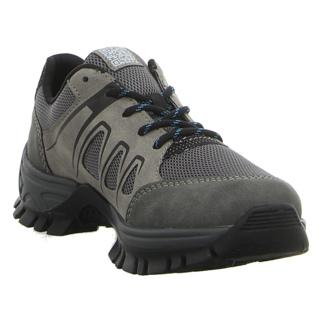 Rieker - M9801-45 - M9801-45 - grau-kombi - Schnrschuhe