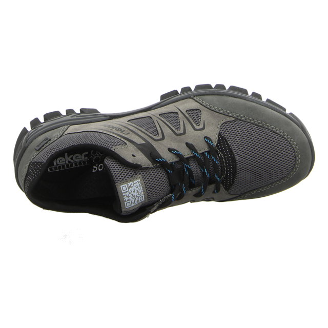 Rieker - M9801-45 - M9801-45 - grau-kombi - Schnrschuhe