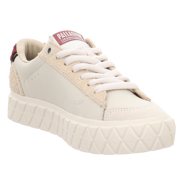 Palladium - 94662-297-M - Ace Lo Mix LTH - whitecap gray/sand - Sneaker