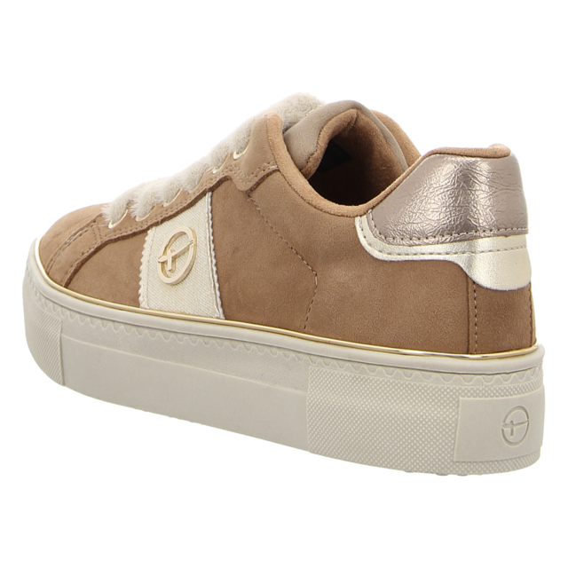 Tamaris - 1-23724-42-371 - 1-23724-42-371 - camel suede - Sneaker