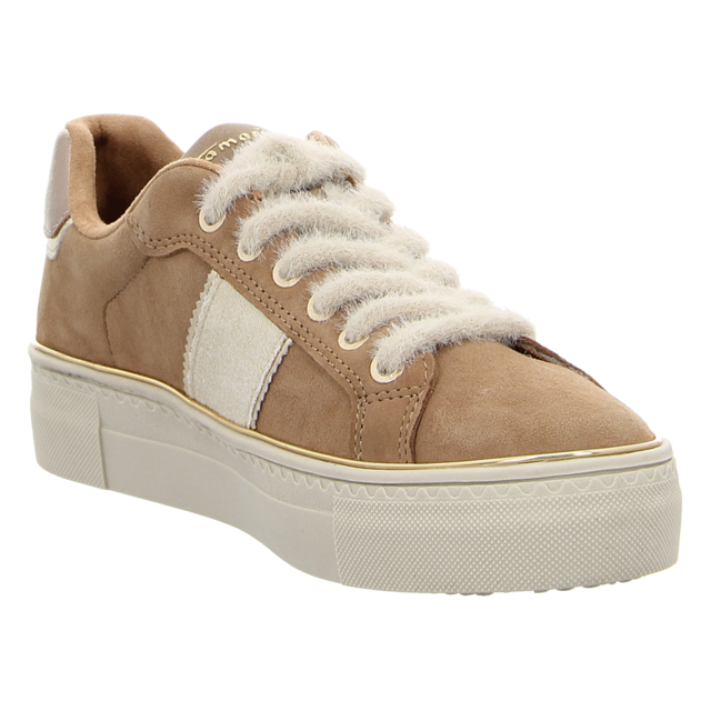 Tamaris - 1-23724-42-371 - 1-23724-42-371 - camel suede - Sneaker