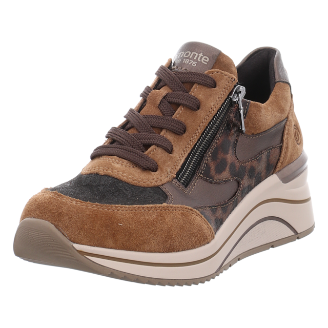 Remonte - D0T23-24 - D0T23-24 - braun kombi - Sneaker
