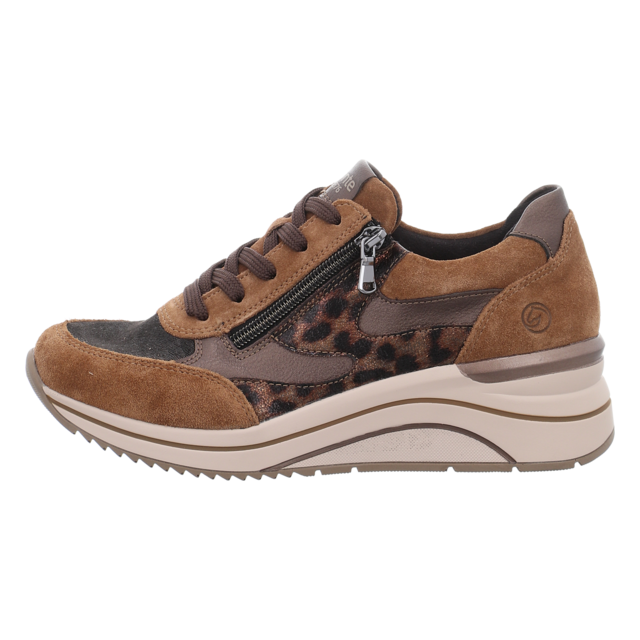 Remonte - D0T23-24 - D0T23-24 - braun kombi - Sneaker