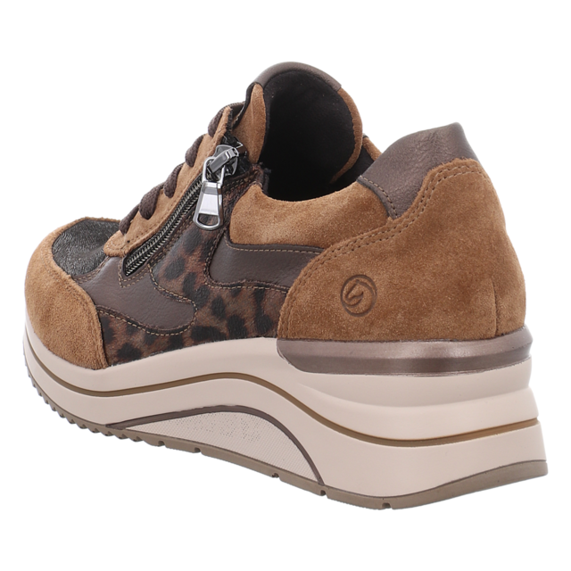 Remonte - D0T23-24 - D0T23-24 - braun kombi - Sneaker