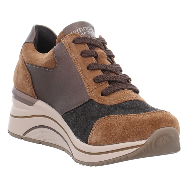 Remonte - D0T23-24 - D0T23-24 - braun kombi - Sneaker