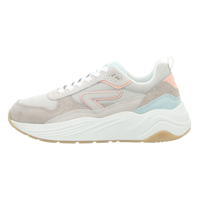 HUB - W6201S43-S23-A42 - Glide S43 - light bone/mellow peach/offwhite milky gum - Sneaker