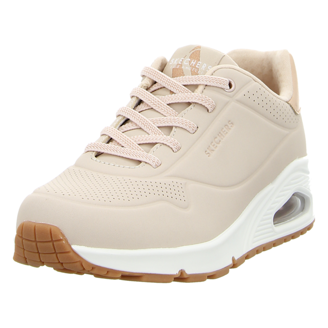 Skechers - 155196 NAT - Uno - Shimmer Away - natural, rose gold - Schnrschuhe