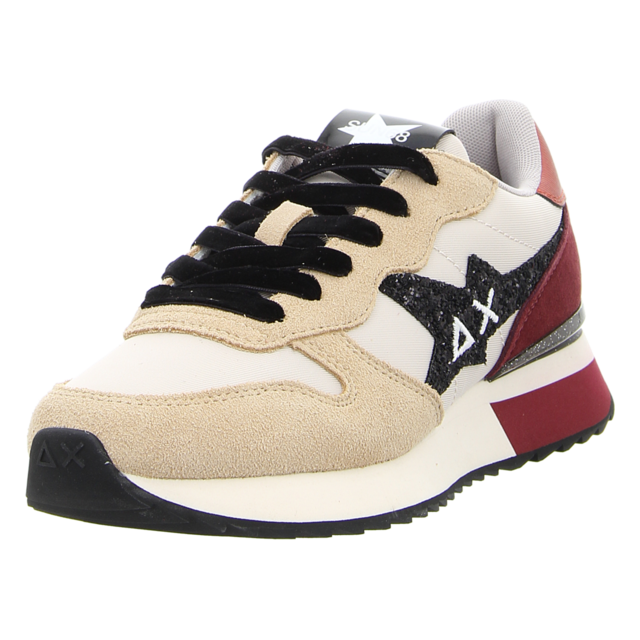 Sun68 - Z45217-1635 BEIGE/BORDEAUX - Stargirl Glitter Log - beige/bordeaux - Sneaker