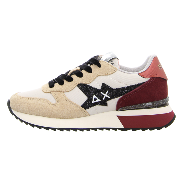 Sun68 - Z45217-1635 BEIGE/BORDEAUX - Stargirl Glitter Log - beige/bordeaux - Sneaker