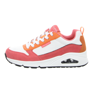 Sneaker - Skechers - Uno-2 Much Fun - pink/orange&white