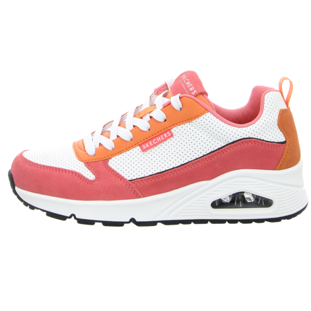 Sneaker - Skechers - Uno-2 Much Fun - pink/orange&white