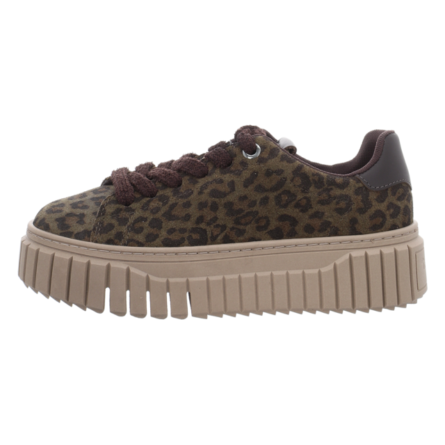 Tamaris - 1-23702-45-792 - 1-23702-45-792 - olive leopard - Schn�rschuhe