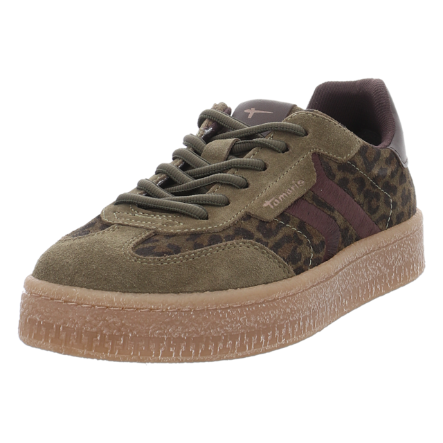 Tamaris - 1-23723-44-792 - 1-23723-44-792 - olive leopard - Sneaker