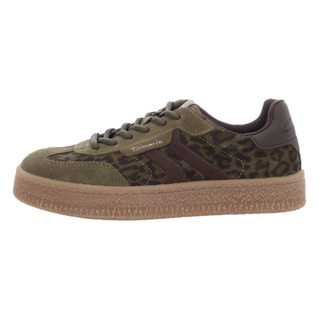 Tamaris - 1-23723-44-792 - 1-23723-44-792 - olive leopard - Sneaker