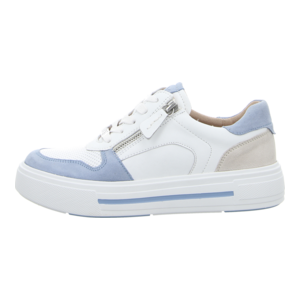 Schn�rschuhe - Caprice - jeans white