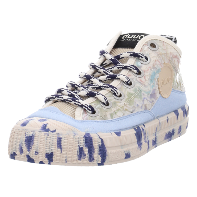 duuo - D383801 - Col Cover Marble - blau-kombi - Sneaker