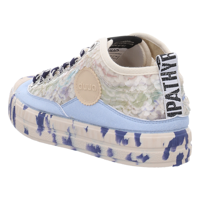 duuo - D383801 - Col Cover Marble - blau-kombi - Sneaker