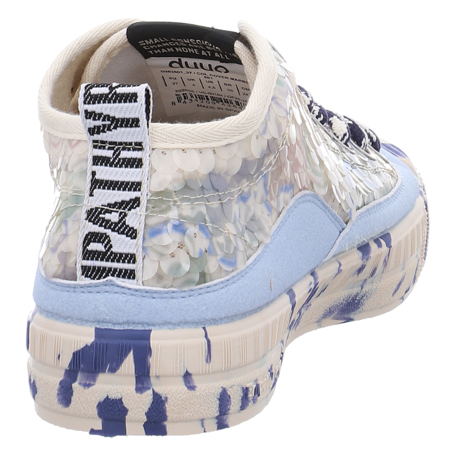 duuo - D383801 - Col Cover Marble - blau-kombi - Sneaker