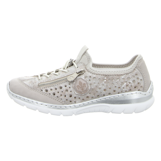 Rieker - L32P6-90 - L32P6-90 - metallic - Schnürschuhe