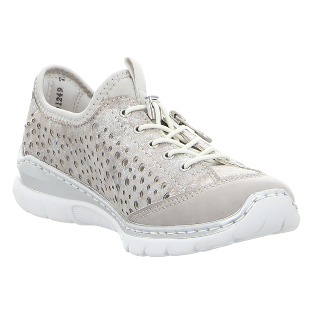 Rieker - L32P6-90 - L32P6-90 - metallic - Schnürschuhe
