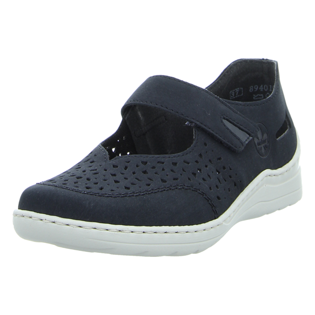 Rieker - 48996-14 - 48996-14 - blau - Slipper