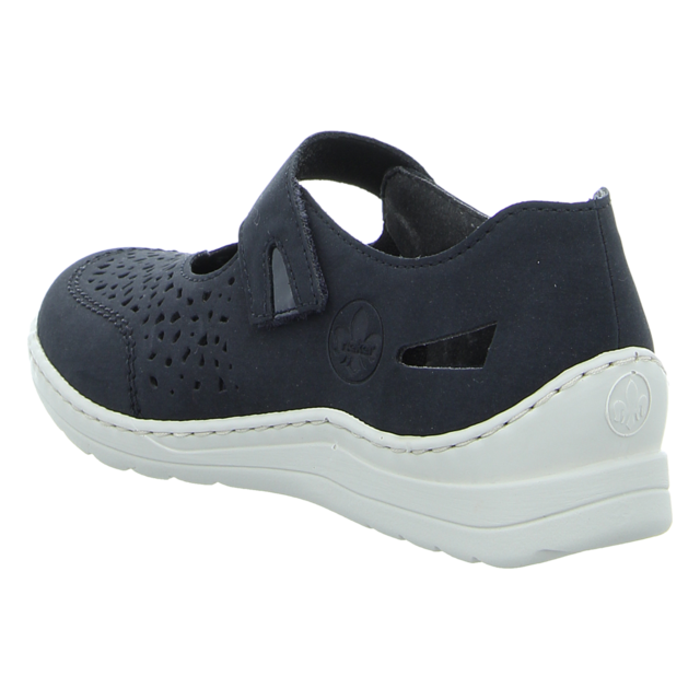 Rieker - 48996-14 - 48996-14 - blau - Slipper