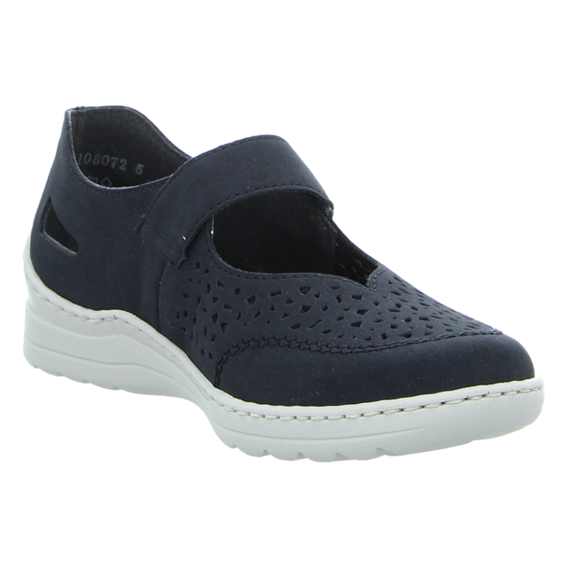 Rieker - 48996-14 - 48996-14 - blau - Slipper