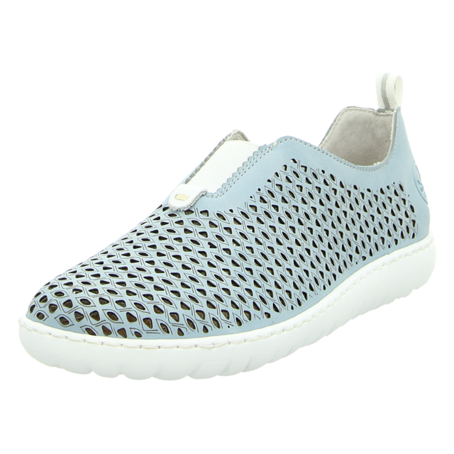 Rieker - 52866-10 - 52866-10 - blau - Slipper