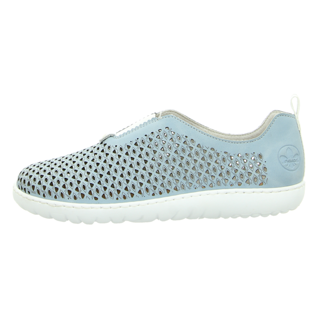 Rieker - 52866-10 - 52866-10 - blau - Slipper