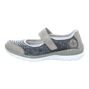 Slipper - Rieker - blau-kombi