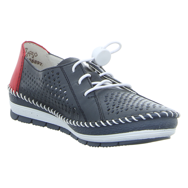 Rieker - 49615-14 - 49615-14 - blau-kombi - Slipper