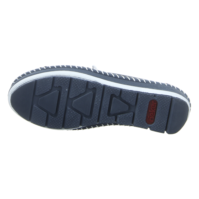 Rieker - 49615-14 - 49615-14 - blau-kombi - Slipper
