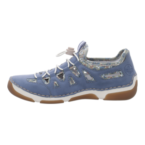 Schn�rschuhe - Rieker - blau kombi