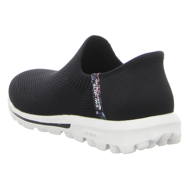 Skechers - 124799 BLK - Go Walk Travel - black/white - Slipper